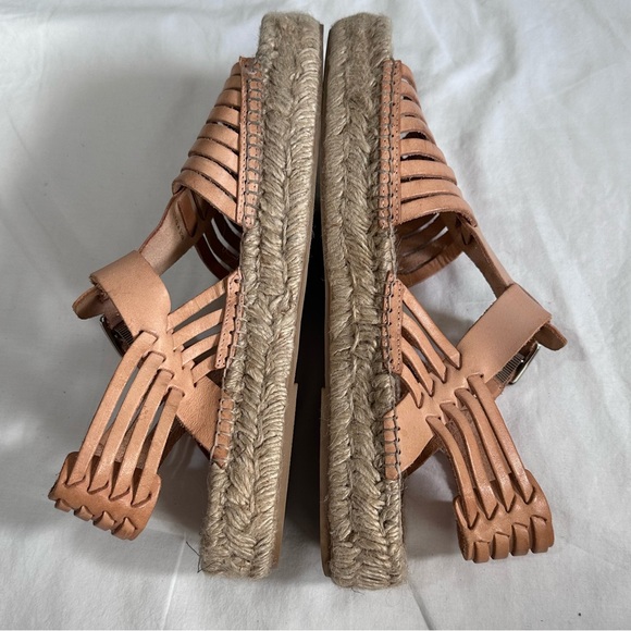 Loeffler Randall | Leather Espadrille Platform Sandals | 10B - Picture 2 of 16